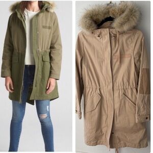 NWOT Gap Prima‎ Loft 2 in 1 Parka Jacket Size XS